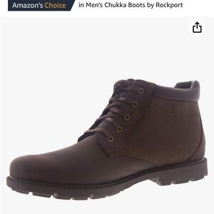 Brand New! Men’s Rockport Boots! Storm Surge Water Proof Plain Toe Boot …